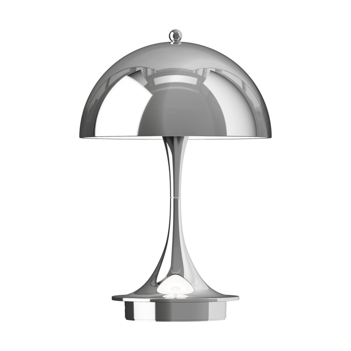 Panthella 160 Portable v3 table lamp - Chrome - Louis Poulsen