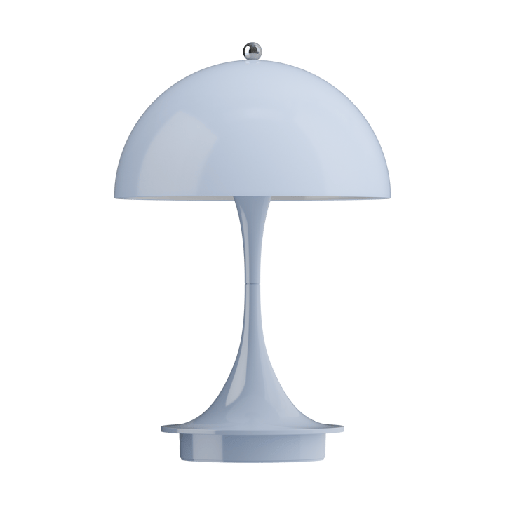 Panthella 160 Portable v3 table lamp, Opal pale blue Louis Poulsen