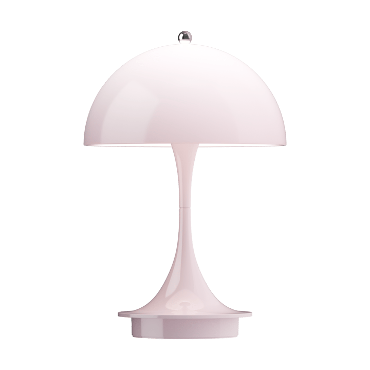 Panthella 160 Portable v3 table lamp - Opal pale rose - Louis Poulsen