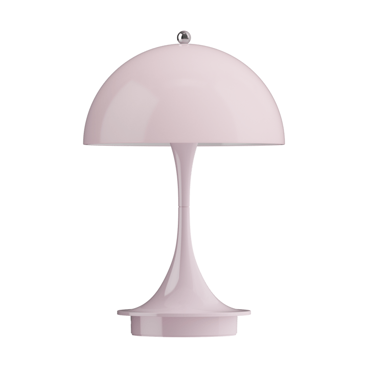 Panthella 160 Portable v3 table lamp, Opal pale rose Louis Poulsen