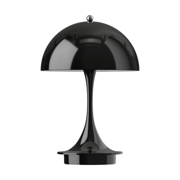 Panthella 160 Portable v3 table lamp - Opaque black - Louis Poulsen