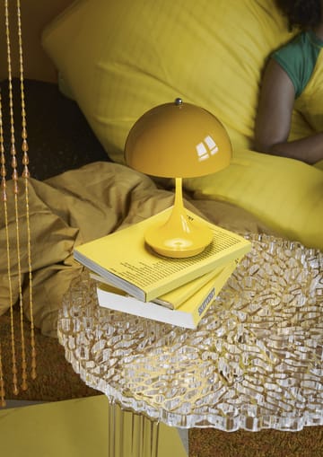 Panthella 160 Portable v3 table lamp - Opaque yellow - Louis Poulsen