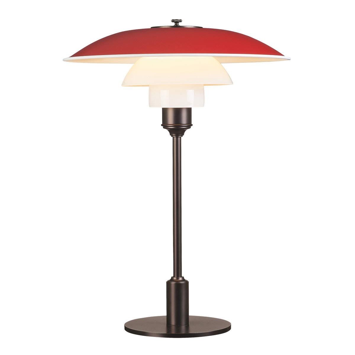 Louis Poulsen PH 3½-2½ table lamp Red