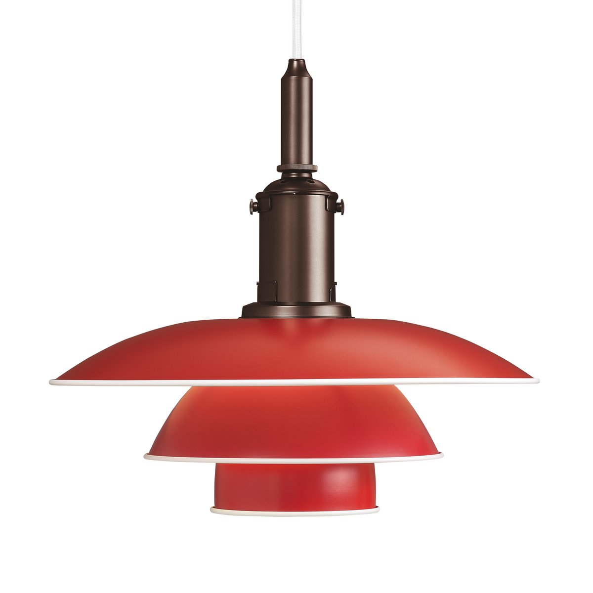 Louis Poulsen PH 3½-3 pendant lamp Red