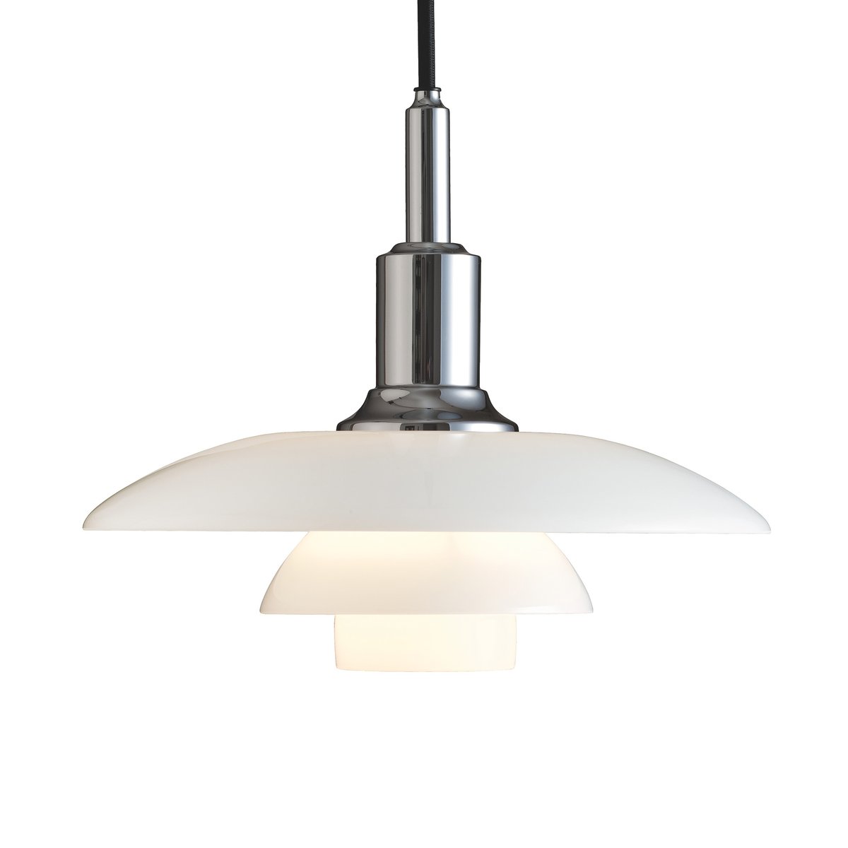 Louis Poulsen PH 3/2 pendant lamp Chome