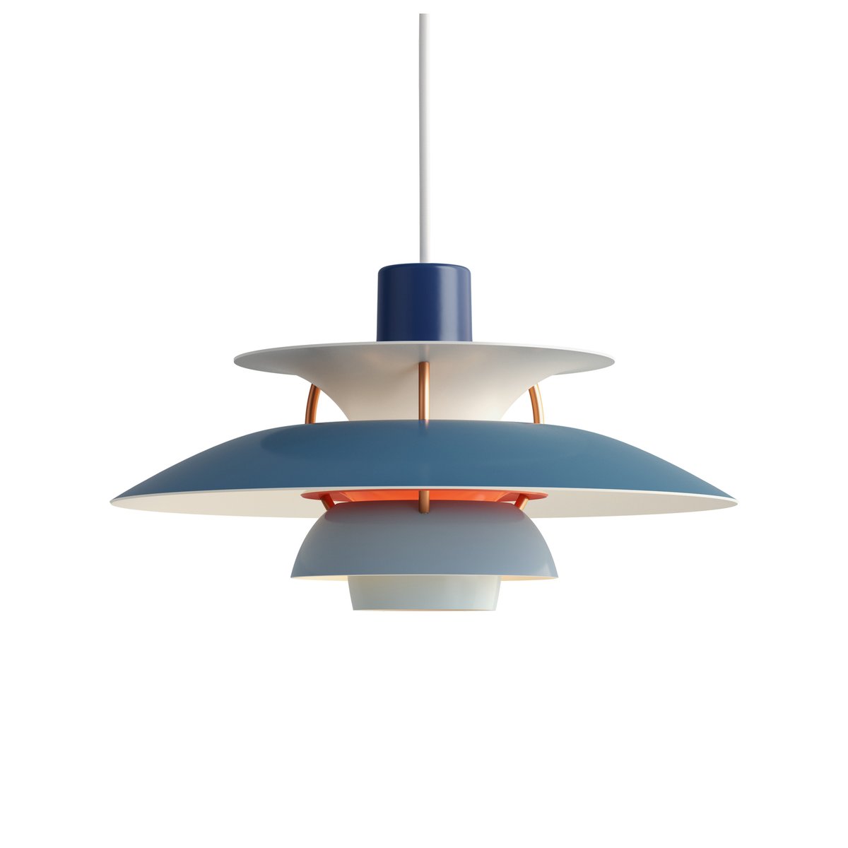 Louis Poulsen PH 5 MINI pendant lamp Blue | Scandinavian Design | Pendant lamps | Blue