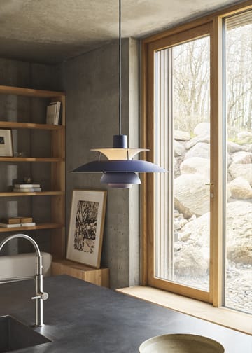 PH 5 MINI pendant lamp monochrome - Dusty indigo - Louis Poulsen