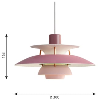 PH 5 MINI pendant lamp - Pink - Louis Poulsen