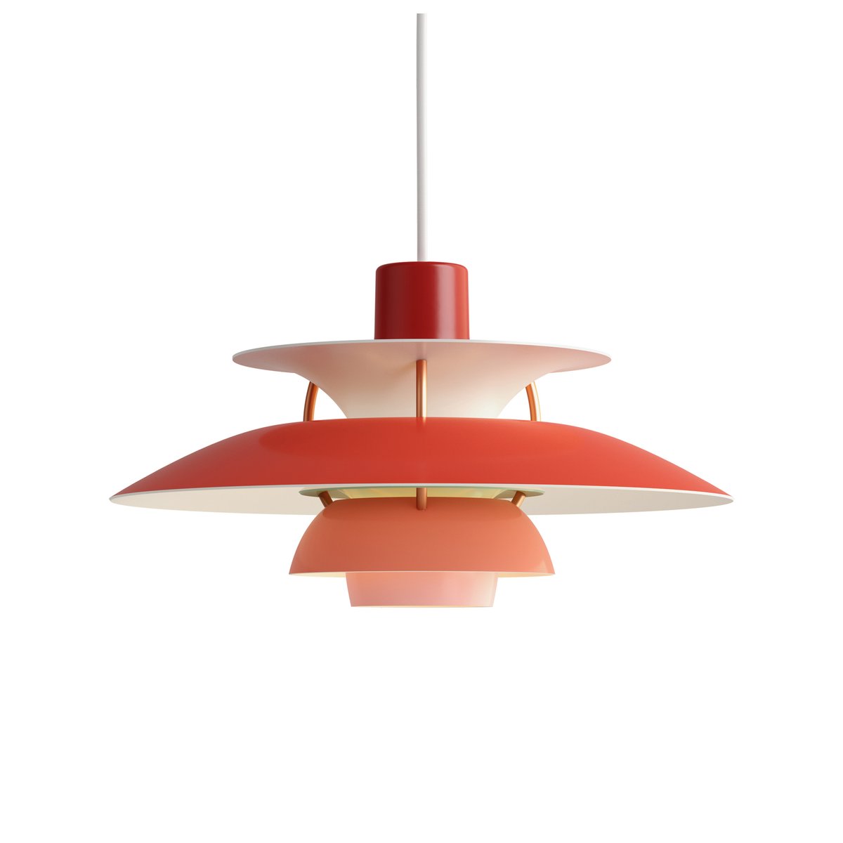 Louis Poulsen PH 5 MINI pendant lamp Red