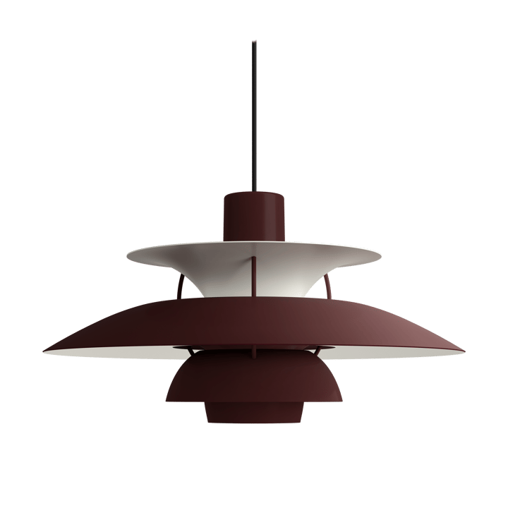 PH 5 pendant lamp monochrome - Burgundy - Louis Poulsen