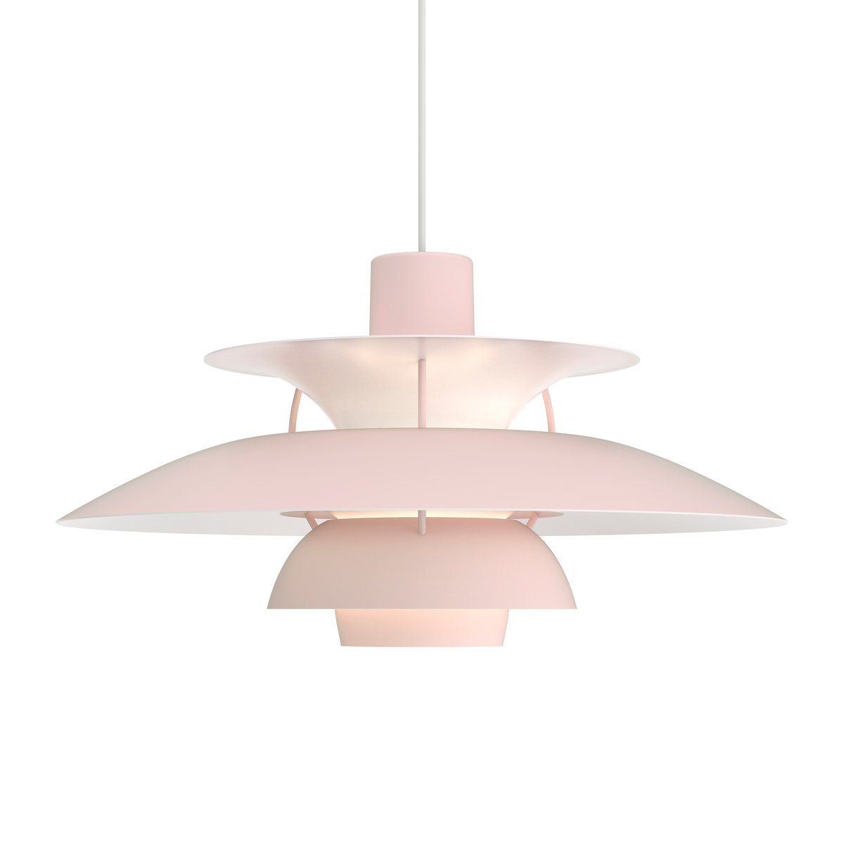 Louis Poulsen PH 5 pendant lamp monochrome Light pink