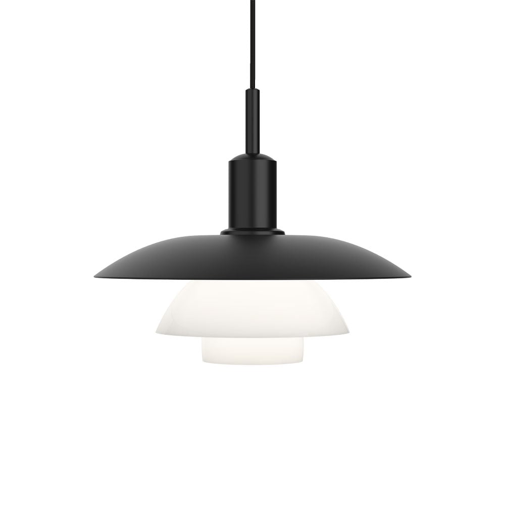 Louis Poulsen PH 5/5 LED pendant lamp Black metal-glass