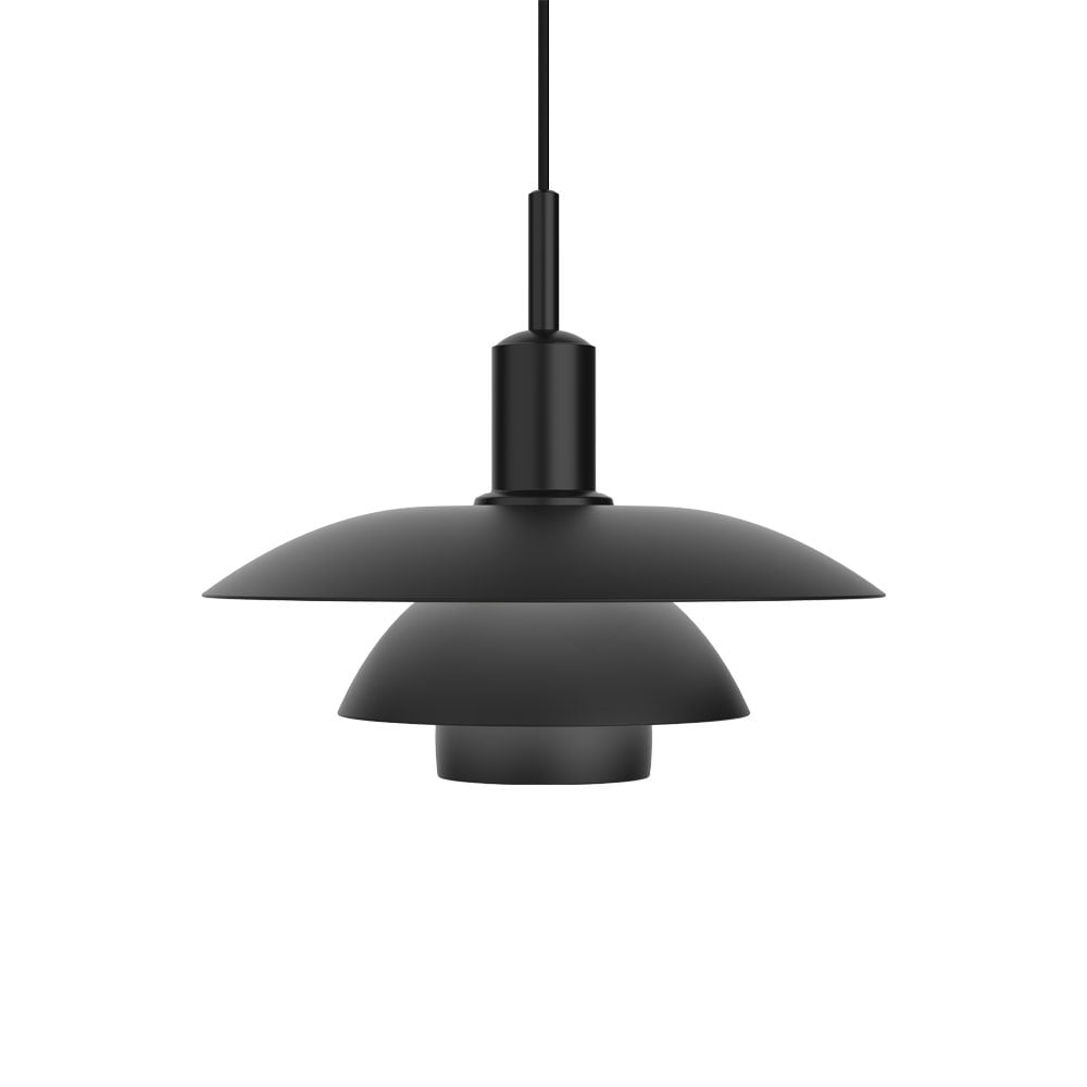 Louis Poulsen PH 5/5 LED pendant lamp Black, metal