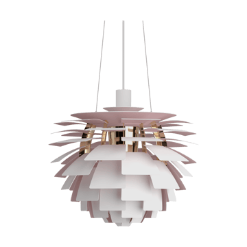 PH Artichoke Anniversary edition pendant lamp - Matte white-pale rose Ø48 cm - Louis Poulsen