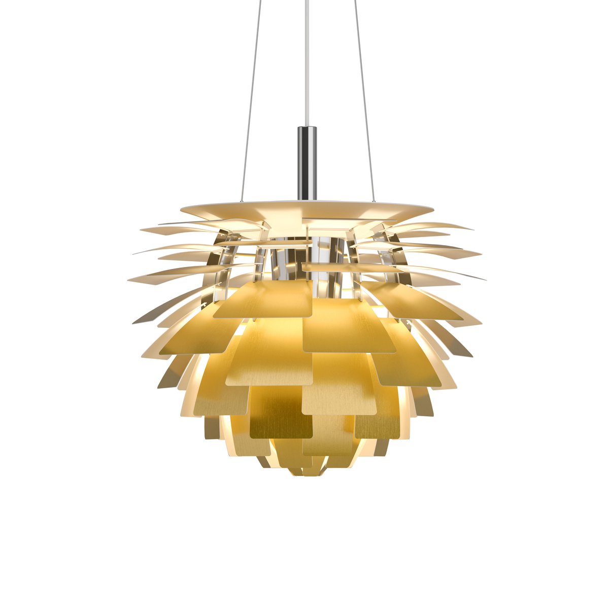 Louis Poulsen PH Artichoke pendant lamp Ø48 cm Brass