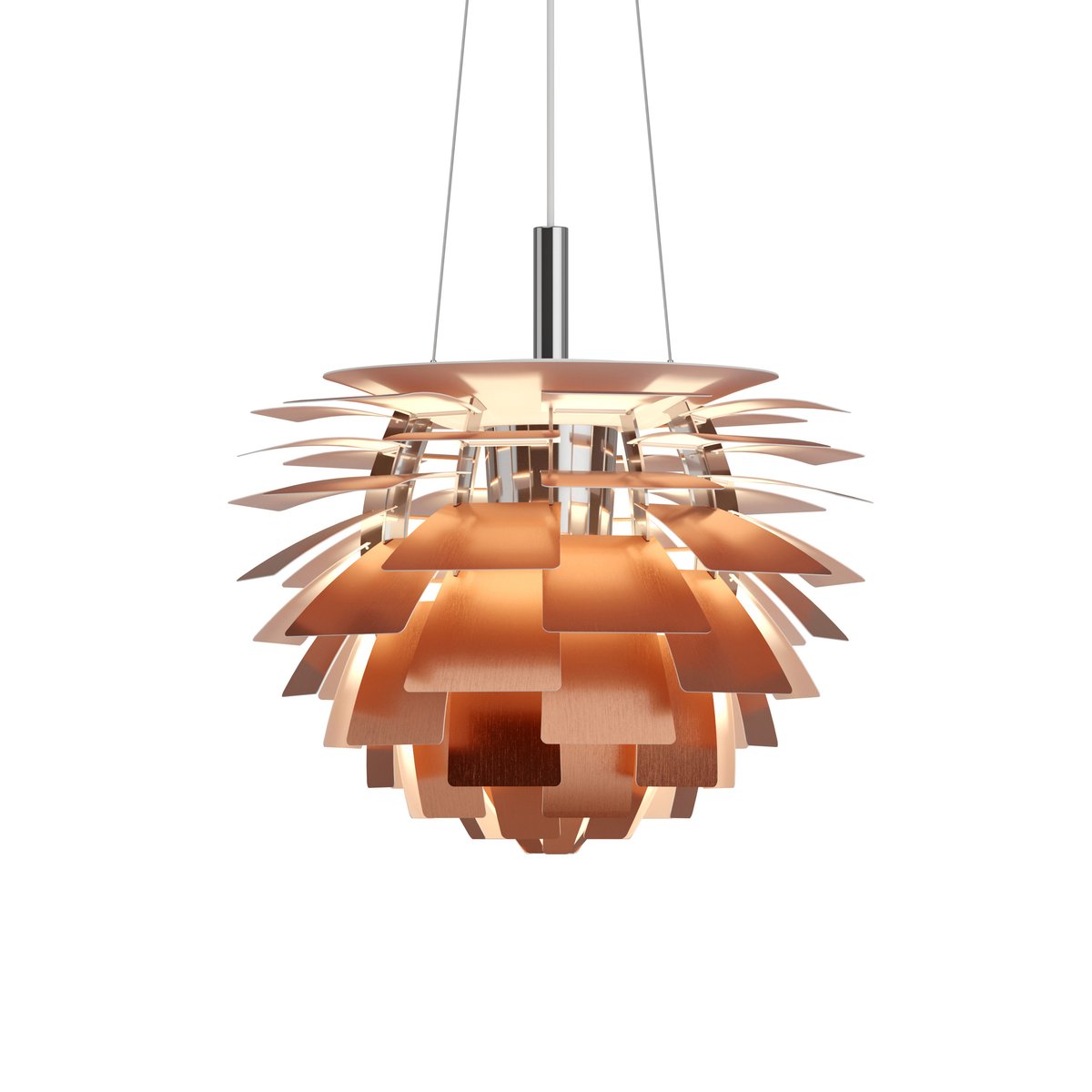 Louis Poulsen PH Artichoke pendant lamp Ø48 cm Copper