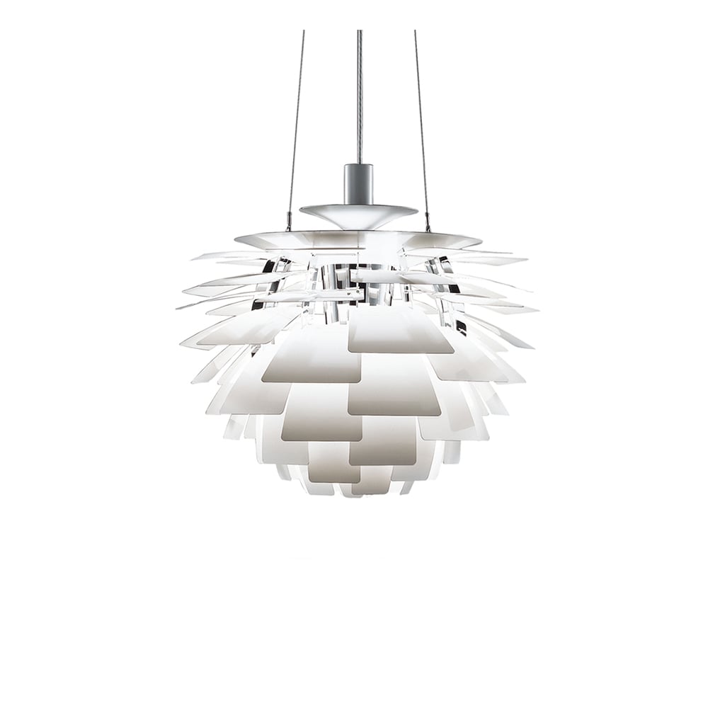 Louis Poulsen PH Artichoke pendant lamp White, ø48, led