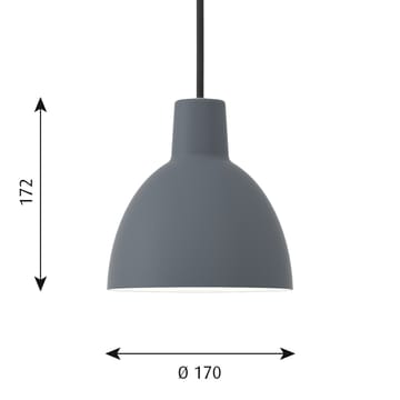 Toldbod 170 pendant lamp - Blue-gren - Louis Poulsen