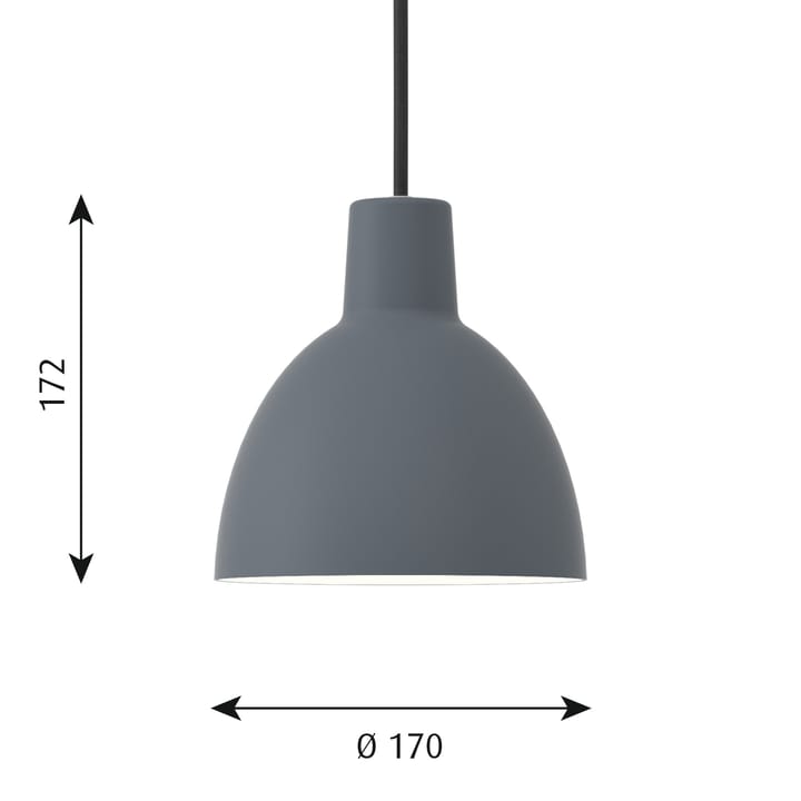 Toldbod 170 pendant lamp - Blue-gren - Louis Poulsen