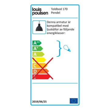 Toldbod 170 pendant lamp - Blue-gren - Louis Poulsen