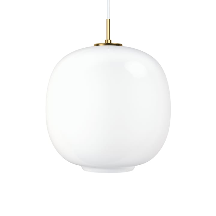 VL45 Radiohus LED pendant lamp large - Brass-white opal glass - Louis Poulsen