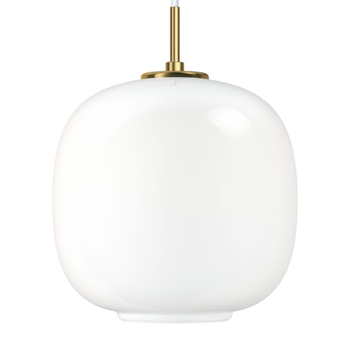 VL45 Radiohus pendant lamp Ø25 cm - Brass-white opal glass - Louis Poulsen