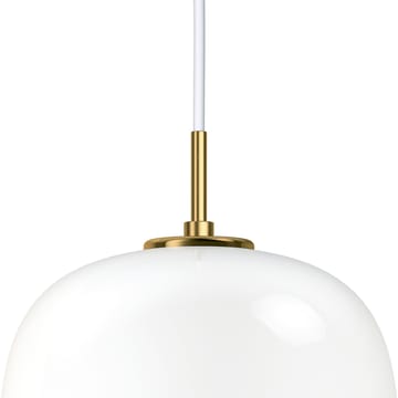 VL45 Radiohus pendant lamp Ø25 cm - Brass-white opal glass - Louis Poulsen