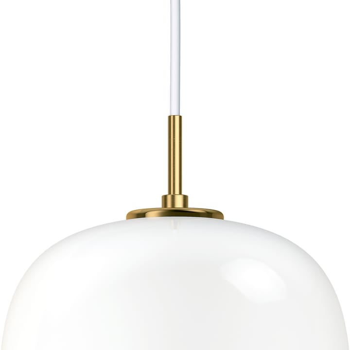 VL45 Radiohus pendant lamp Ø25 cm, Brass-white opal glass Louis Poulsen