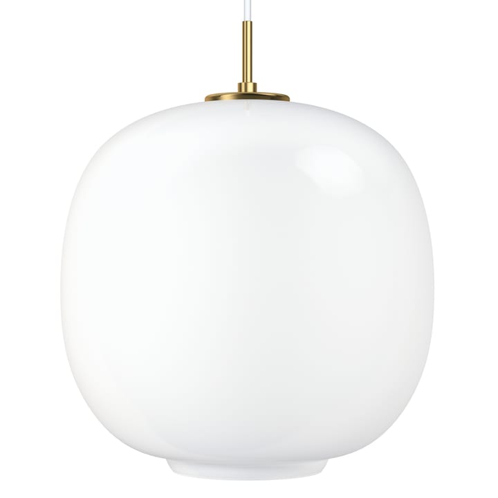 VL45 Radiohus pendant lamp Ø37 cm - Brass-white opal glass - Louis Poulsen