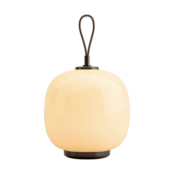 VL45 Radiohus portable lamp Ø17,5 cm - Brass-pale yellow glass - Louis Poulsen