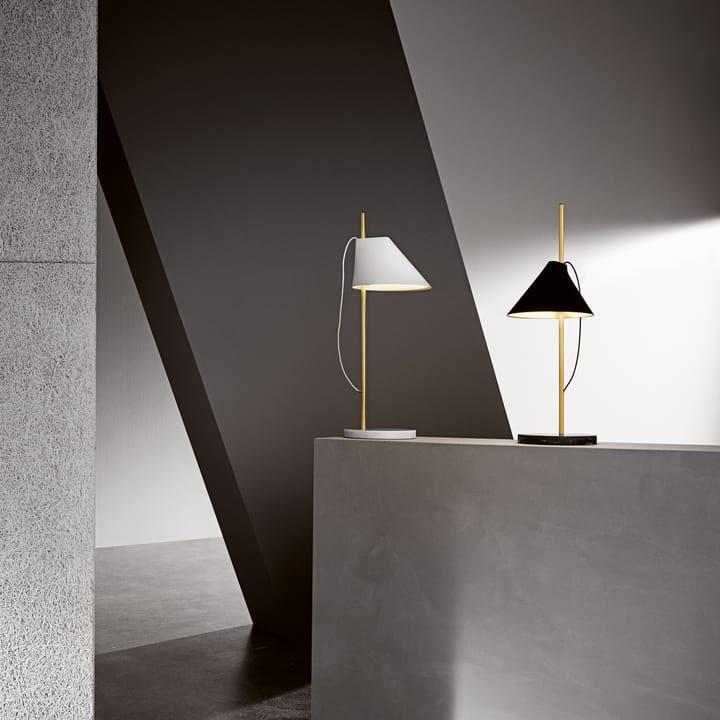 Yuh table lamp, White-brass Louis Poulsen