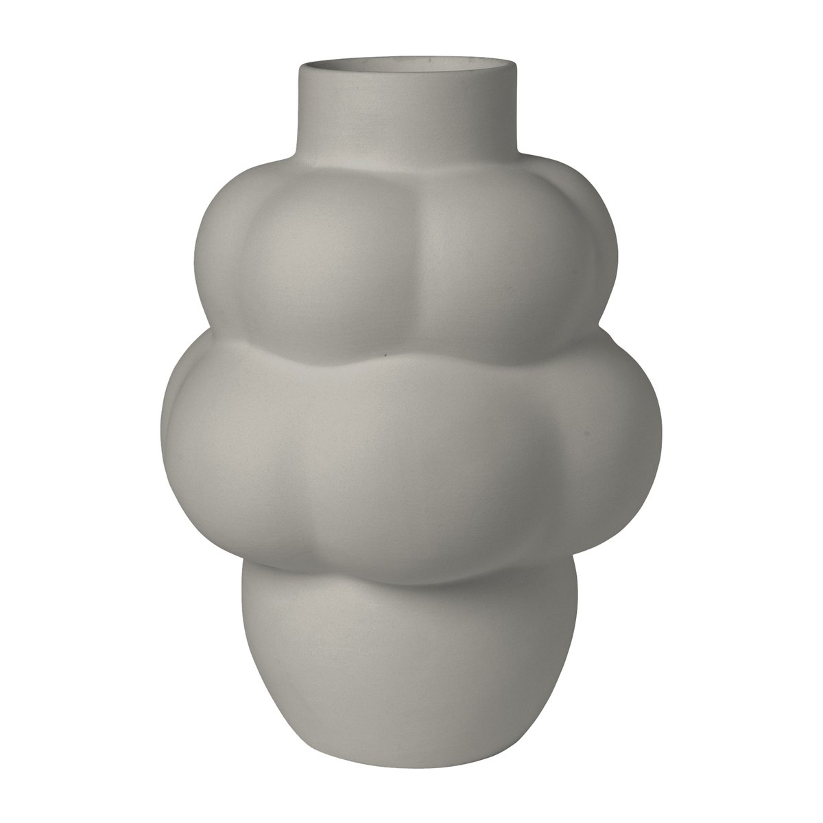 Louise Roe Balloon 04 vase ceramic Sanded Grey