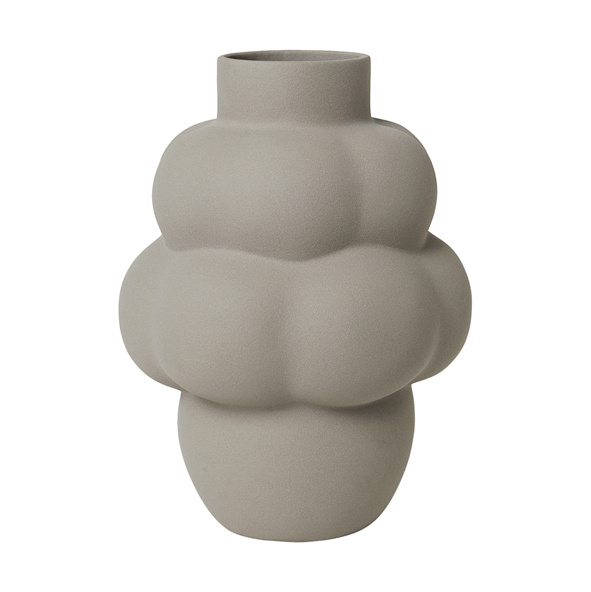 Louise Roe Balloon 04 Vase Petit 18 cm Sanded Grey