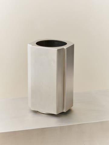 Funki pot S 36 cm - Brushed Aluminium - Louise Roe