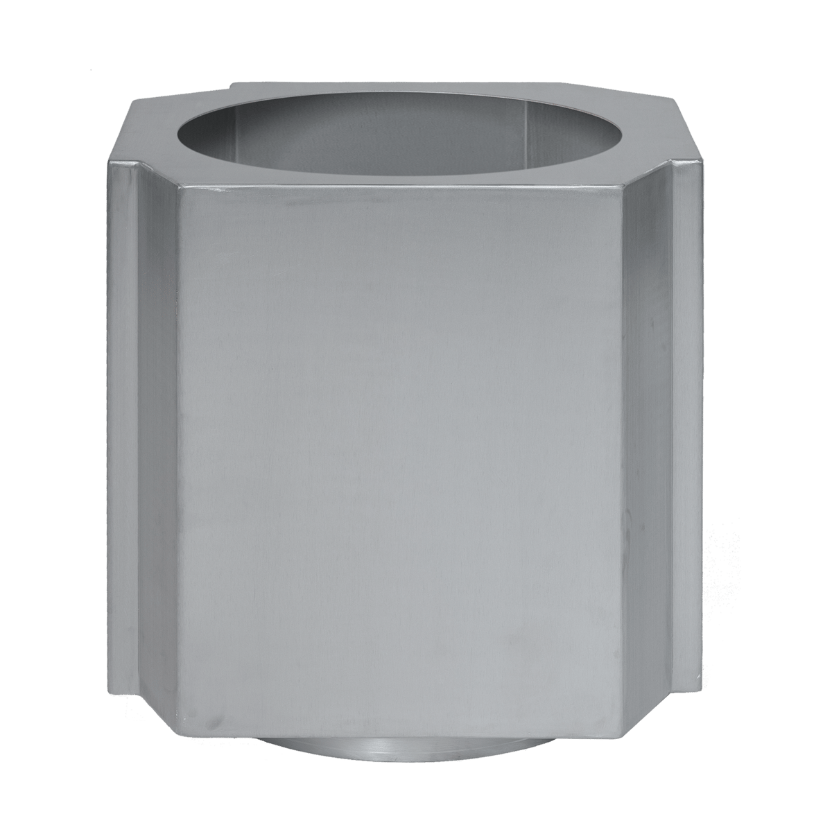 Louise Roe Funki Pot XL 70 cm Brushed Aluminium