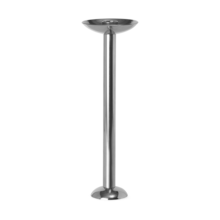 Metal champagne candlestick 28 cm - Stainless steel - Louise Roe