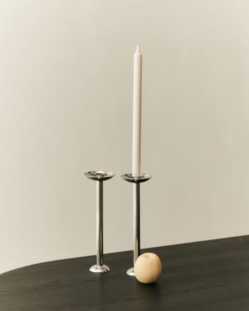 Metal champagne candlestick 28 cm - Stainless steel - Louise Roe