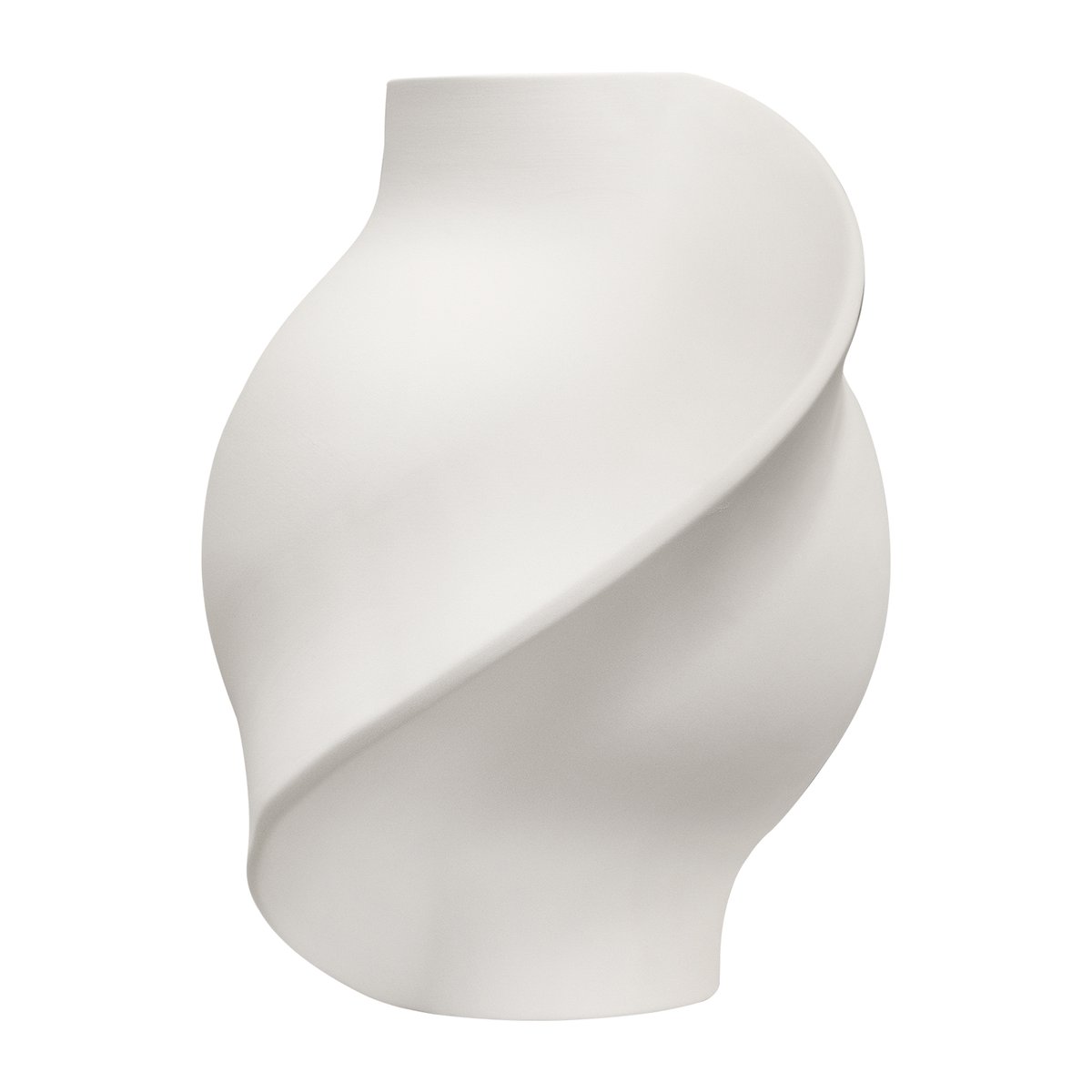 Louise Roe Pirout vase 01 22 cm Raw White