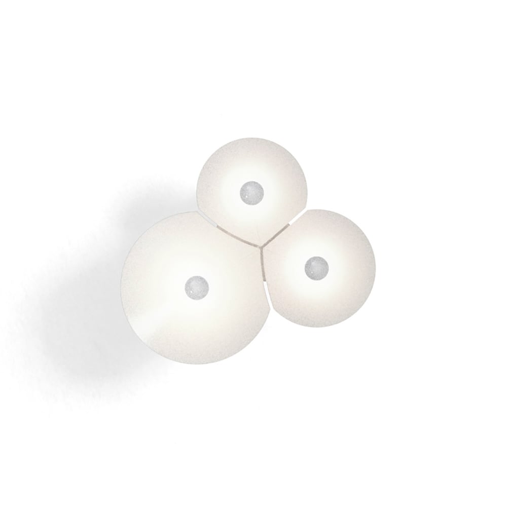 Luceplan Bulbullia wall lamp White | Scandinavian Design | Wall lights | White