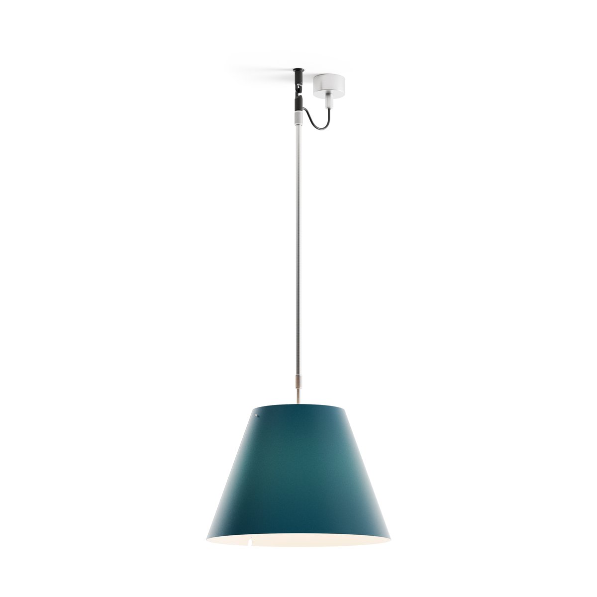 Luceplan Costanza D13 s pendant lamp Petroleum blue