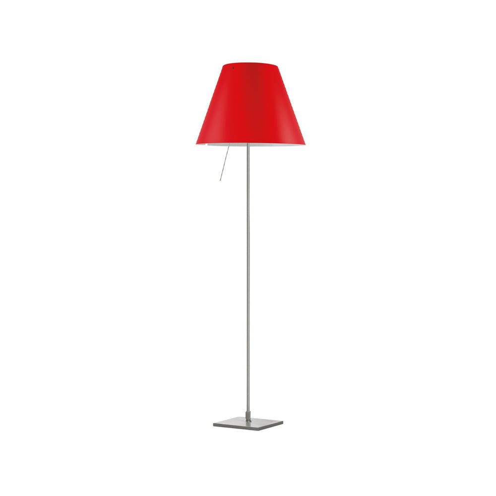 Luceplan Costanza D13 t.i.f. floor lamp Primary red