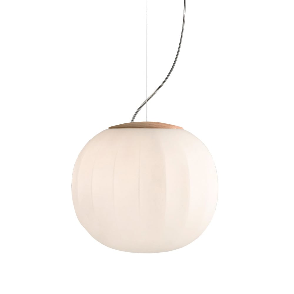 Luceplan Lita pendant lamp Ø42 cm, ash