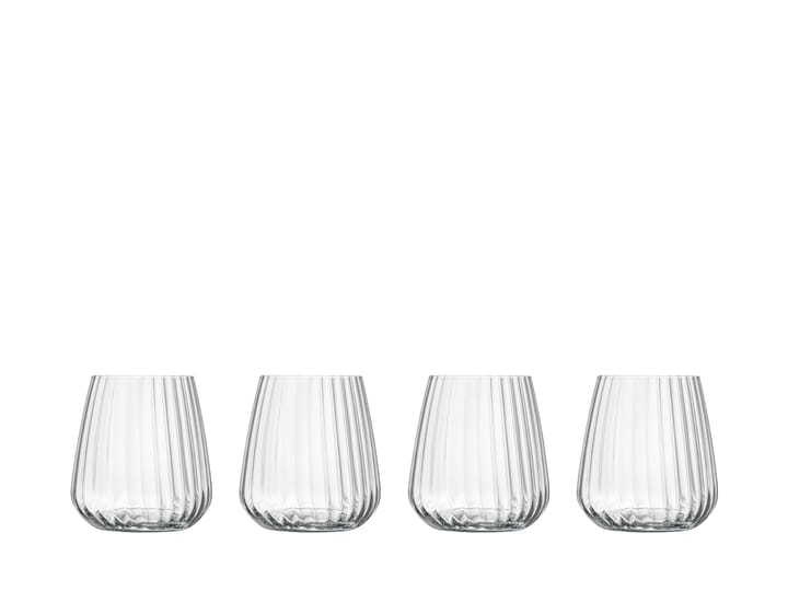 Water glasses optica 4-pack, 45 cl Luigi Bormioli