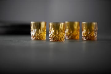 Sorrento shot glasses 4 cl 4-pack - Amber - Lyngby Glas