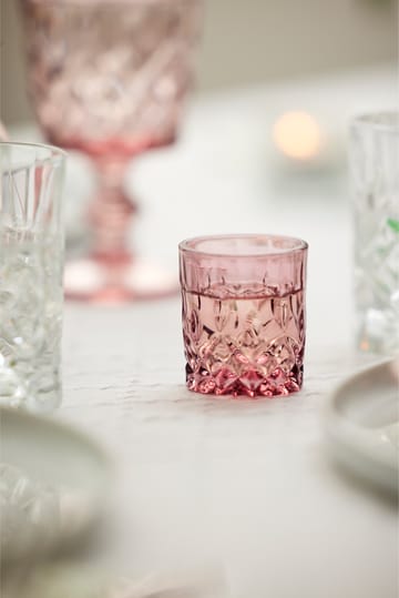 Sorrento shot glasses 4 cl 4-pack - Pink - Lyngby Glas