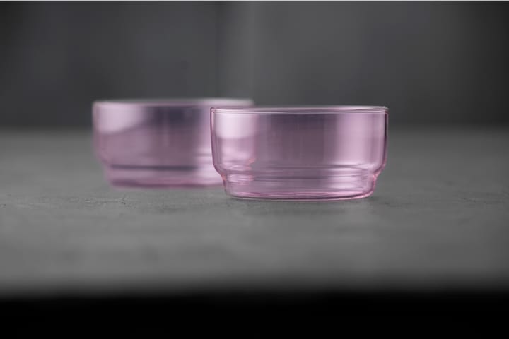 Torino bowl 50 cl 2-pack, Pink Lyngby Glas