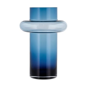 Tube vase glass 30 cm - Blue - Lyngby Glas