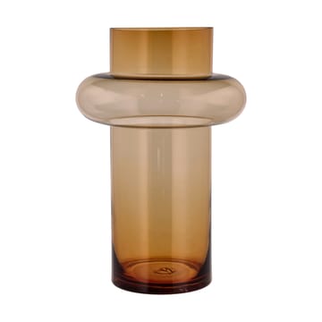 Tube vase glass 40 cm - Amber - Lyngby Glas