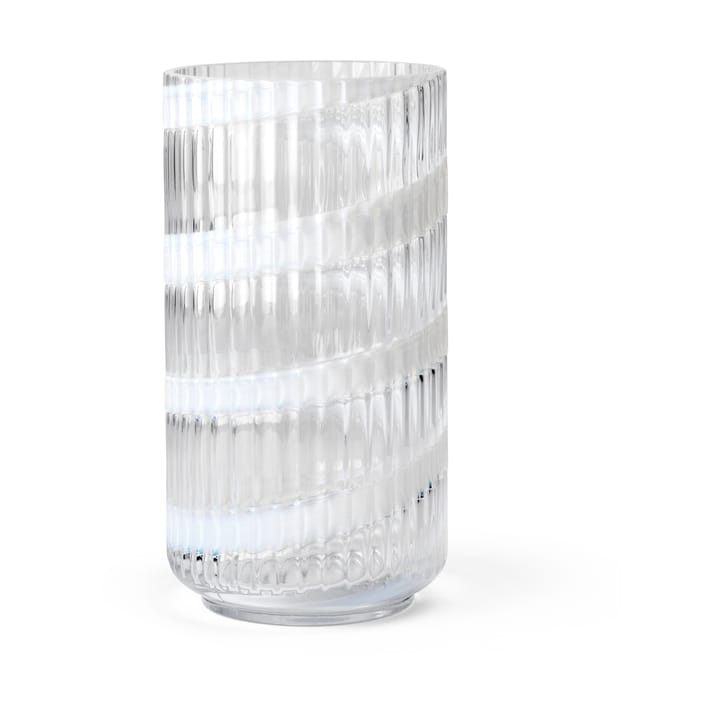 Lyngby vase - White swirl, 20.5 cm - Lyngby Porcelæn