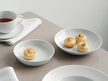 Rhombe dessert plate Ø16 cm - White - Lyngby Porcelæn